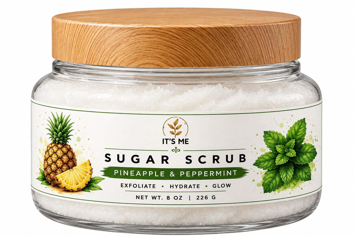 ITS ME PINEAPPLE PEPPERMINT BODY SCRUB 8OZ