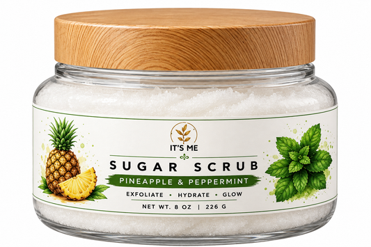 ITS ME PINEAPPLE PEPPERMINT BODY SCRUB 8OZ